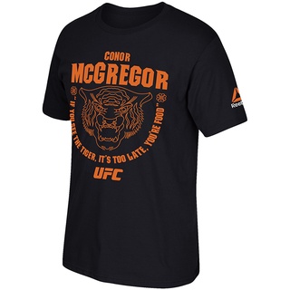 เสื้อยืดคอกลมเสื้อยืดแขนสั้น พิมพ์ลาย Mma mixed martial arts UFC194 Reebok Conor McGregor สําหรับผู้ชายS-4XL