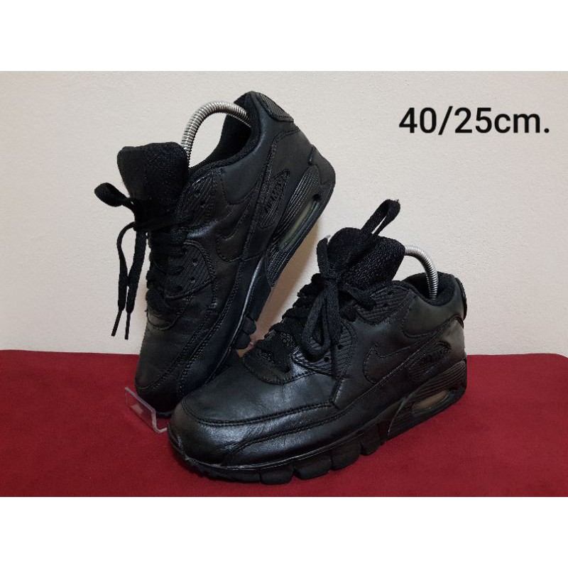 รองเท้ามือสอง Nike air max 90 ct le black