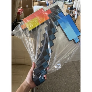 การ์ตูน Minecraft EVA โฟมเพชร ปืน Pickaxe Axe Hamaxe ของเล่น เด็ก คอสเพลย์ ของขวัญ ฟิกเกอร์แอคชั่น ของเล่น