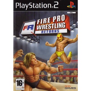 แผ่นเกมps2 Fire Pro Wrestling Returns ps2 แผ่นไรท์play2 เพทู มวยปล้ำ ps2