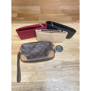 (พร้อมส่ง-มีซิป) จัดระเบียบ lv clutch vintage