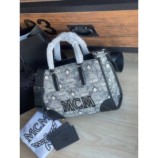 MCM Visetos jacquard tote bag