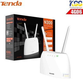 💥ส่งชัวร์ส่งไว🚀Tenda 4G06 4G N300 router เร้าเตอร์ใส่ซิมปล่อย WI-FI รองรับอุปกรณ์สูงสุดถึง 32 อุปกรณ์