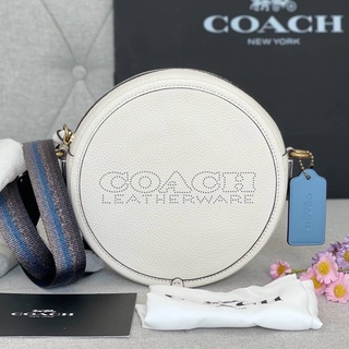 👑ผ่อน0%แท้100%👑C3427 กระเป๋าสะพาย Coach Kia Circle Bag In Colorblock