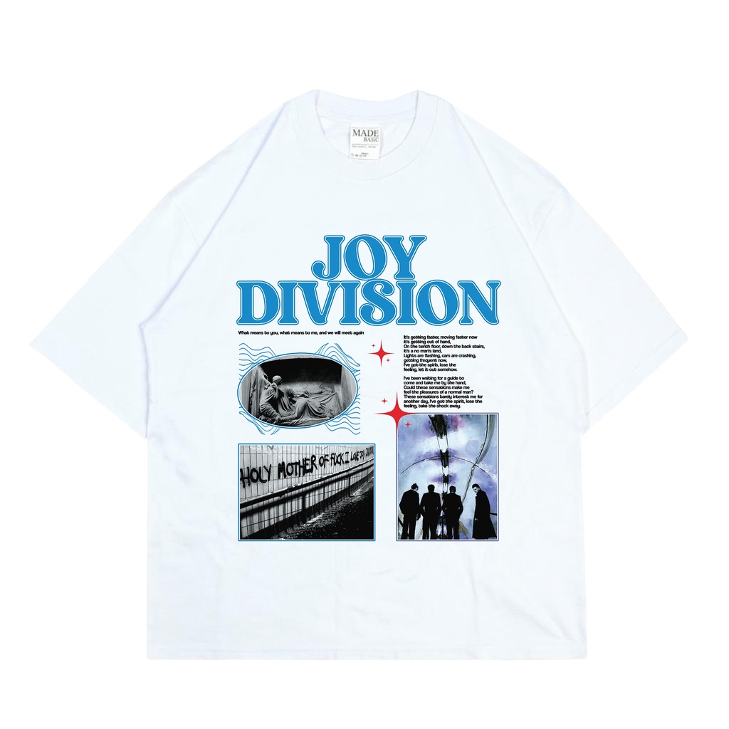 เสื้อยืดวง Oversize JOY DIVISION