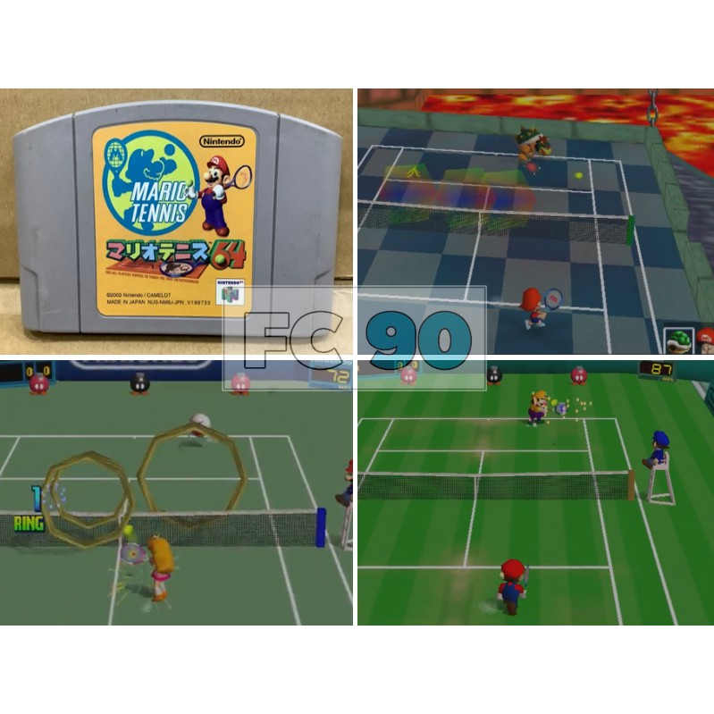 ตลับเกมมาริโอเทนนิส Mario Tennis [N64]  ตลับแท้ มือสอง ญี่ปุ่น สภาพดี ไม่มีกล่อง เฉพาะตลับ สำหรับนักสะสมเกมเก่ายุค90