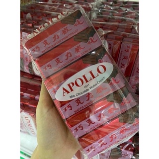 ช็อคโกแลตแดง apollo อพอลโล แพ็คเล็ก 12 ชิ้น