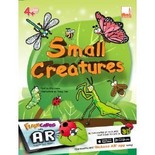 Flash Cards with AR - Small Creatures แฟลชการ์ด บัตรคำศัพท์ ของเล่นเสริมพัฒนาการ Pelangithai