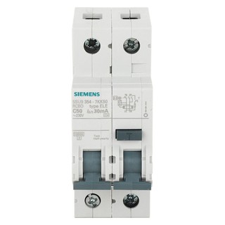 Breaker MAIN BREAKER RCBO 32A 2P 30MA SIEMENS Circuit breaker Electrical work เบรกเกอร์ เมนเบรกเกอร์ RCBO SIEMENS 32A 2P