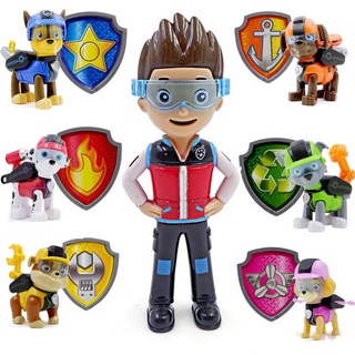 ฟิกเกอร์ Paw Patrol Dog Rescue Deformation Marshall Zuma Skye Chase Ryder ของเล่นสําหรับเด็กผู้ชาย ของขวัญวันเกิดคริสต์มาส