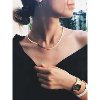 Xuyu สร้อยคอโซ่ชุบเงินสไตล์พังก์เครื่องประดับแฟชั่น Unisex