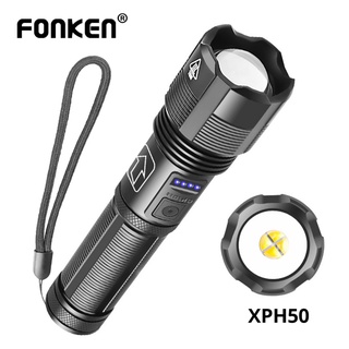 Fonken ไฟฉาย Led 1000 Lumens 5 โหมด ปรับได้ สะดวก