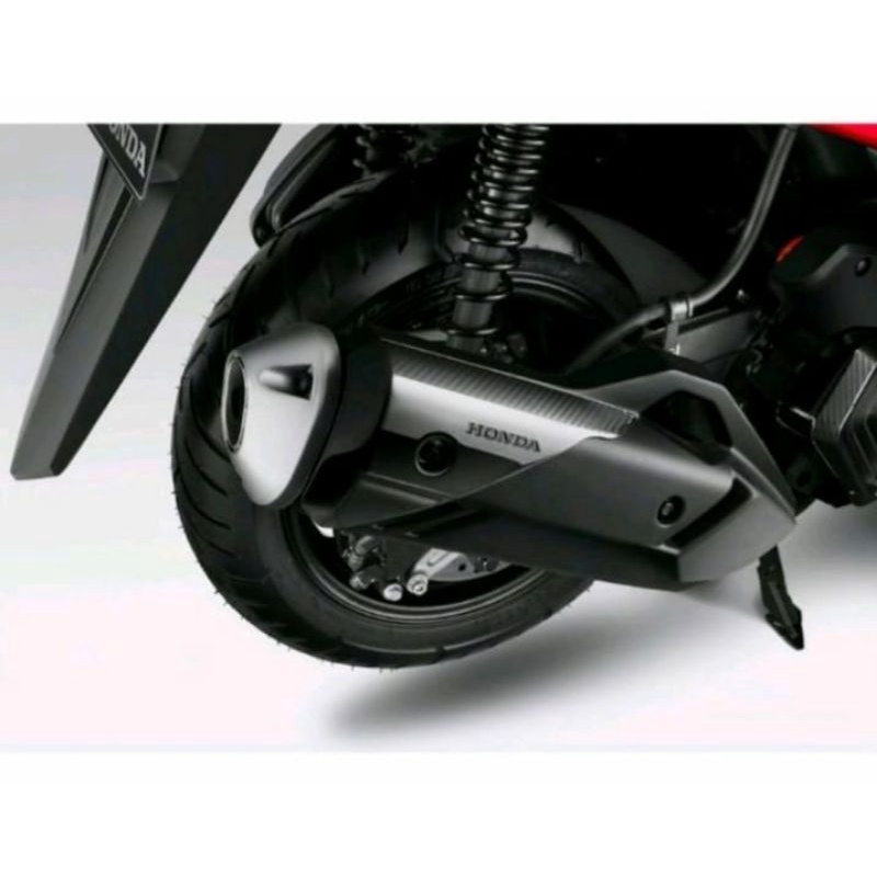 Garnish ฝาครอบท่อไอเสียตกแต่ง PCX 160 Vario 160 Mat Silver Metallic Original Honda ราคา ถูกที่สุด ดีลบีเคเค แกลเลอรีภาพที่ 2
