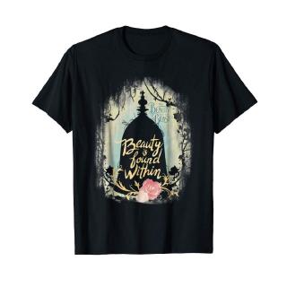 เสื้อยืดลายกราฟฟิก disney beauty and the beast is found