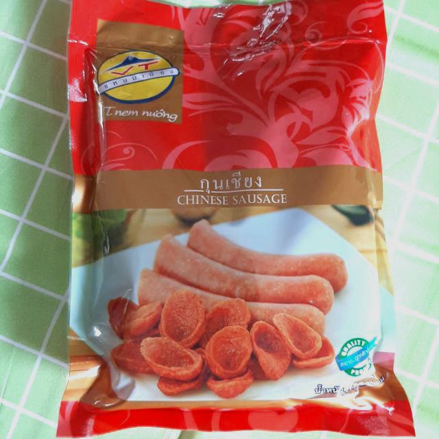 💥กุนเชียงสด ร้าน VT แหนมเนือง💥 หวานน้อย อร่อย ต้องลอง กุนเชียงหมู ของฝากเมืองอุดร ขนาด 500 กรัม