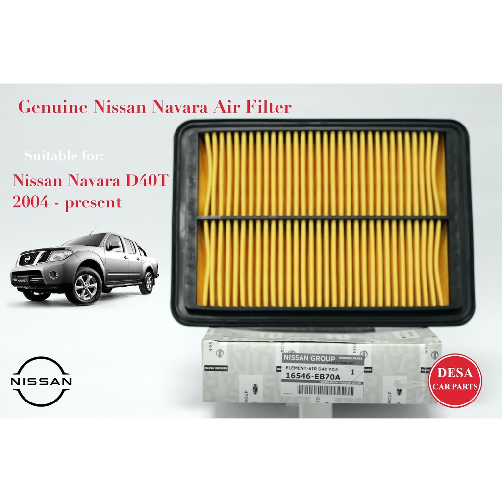 กรองแอร์ Nissan สําหรับ Nissan Navara (D40T) - 16546-EB70A