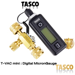 Tasco Black ® T-VAC mini : Digital Micron Gauge พร้อม ball valve1/4″