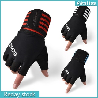 AKS Gym  Gloves For Weight Lifting Body Building Training Sports Exercise Sport Workout Glove For Men Women M/l/xl