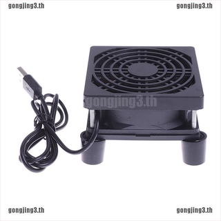 Ging DC 5V USB พัดลมเราเตอร์ DIY พีซี คูลเลอร์ กล่องทีวี ระบายความร้อนไร้สาย