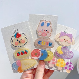 [พร้อมส่ง] ชุด 3 ชิ้นใหม่ของ Dilan สาวเกาหลี กิ๊บติดผมรูปหัวใจ กิ๊บติดผมการ์ตูน นักเรียนน่ารัก กิ๊บติดผม กิ๊บติดผมด้านข้าง &lt;