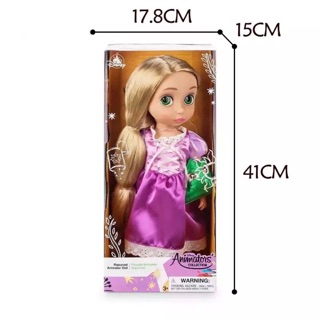 Disney Princess 40 ซม.ตุ๊กตา Rapunzel แฟชั่นอะนิเมะตุ๊กตาสาวแกล้งทำเป็นเล่นของเล่น Action FIGURE สำหรับเด็ก