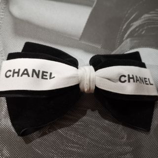 โบว์ติดผม chanel ทำจากริบบิ้นของแท้​ สินค้าพร้อมส่ง​ ❤️