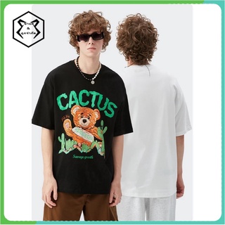 ALAND เสื้อยืด  INFLATION รุ่น CACTUS BEAR T-SHIRT