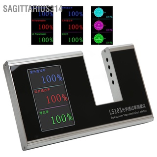 Sagittarius314 เครื่องทดสอบการส่งสัญญาณ แบบพกพา 3 In 1 Uv Ir Vl พร้อมจอ Lcd ขนาดใหญ่ สําหรับกระจกถ่ายทํา