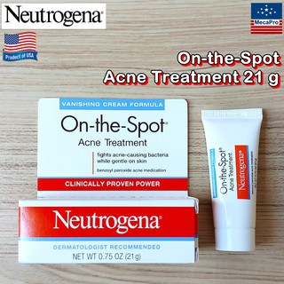 Neutrogena® On-the-Spot® Acne Treatment 21 g นูโทรจีน่า ทรีทเม้นต์ แต้มสิว สำหรับผิวเป็นสิว