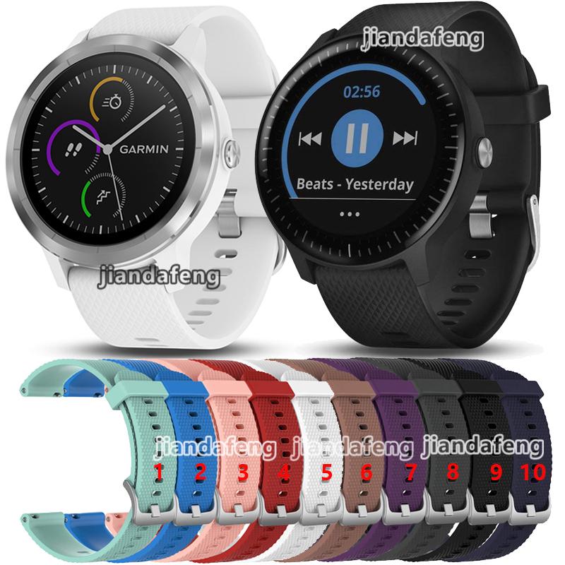 สายนาฬิกาข้อมือ สําหรับ Garmin Vivoactive 3 Music