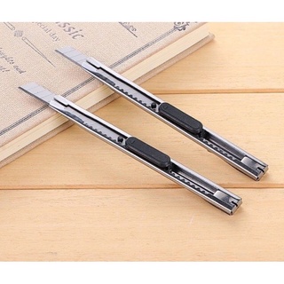 คัตเตอร์ มีดคัตเตอร์ (Cutter knife) - Stainless Steel รุ่นประหยัด#A047