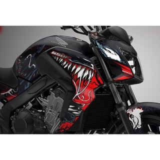 สติ๊กเกอร์แต่งลายรถ HONDA CB 650F ปี2015 ลาย Venom