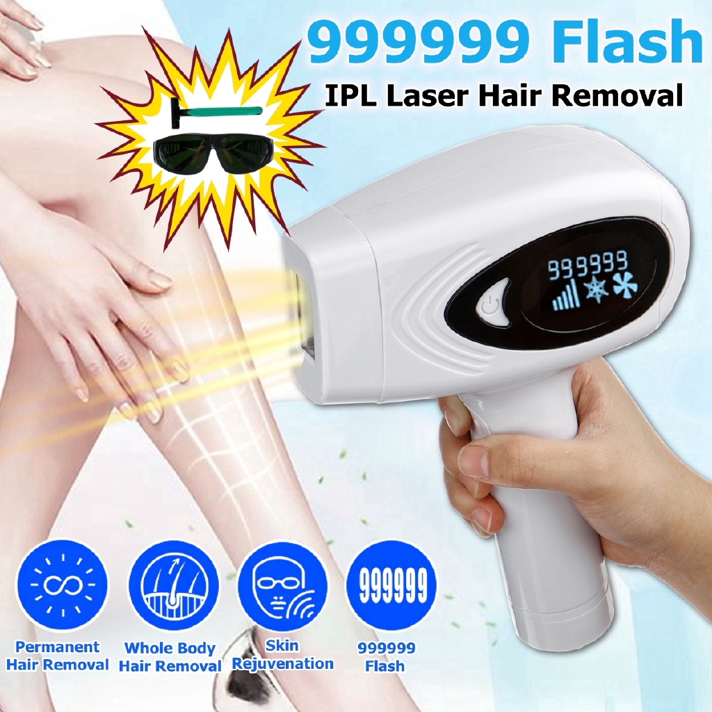 999999 Flash IPL Laser Hair Removal Machine Epilator Hair Removal Device  Permanent Bikini Trimmer A3y8 | Shopee Thailand