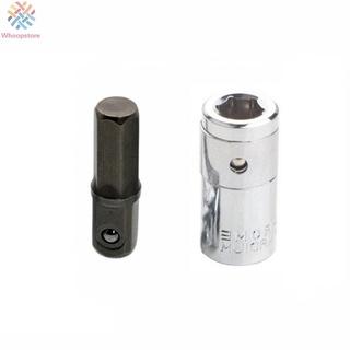 WHOOPS~1PCS Socket Adapter+Converter 1/4 Square Drive-1/4 Hex Shank Impact Socket#whoopstore