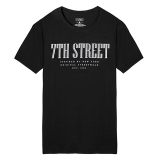 เสื้อยืดผ้าฝ้ายพิมพ์ลายแฟชั่นdKAH    ย้วย     ได้     เปล่า    อื่นๆ 7th Street (Basic) เสื้อยืด รุ่น MST002