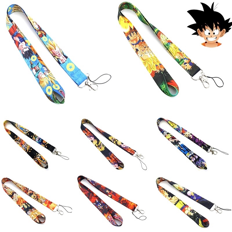 Anime Dragon Ball Z Lanyards Personality Lanyard Creative Neck Strap 