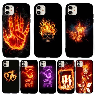 เคสโทรศัพท์ซิลิโคน Vivo Y53 Y55 Y71 Y71i Y81 Y81i Y91 Y95 Y67 V5 V5S เปลวไฟไฟ ปลอก อ่อน