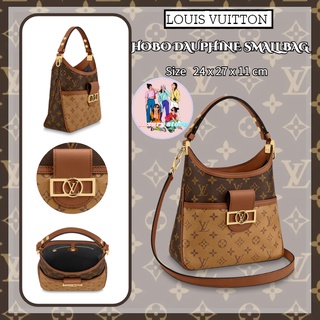 Louis Vuitton  หลุยส์วิตตอง   HOBO DAUPHINE กระเป๋าถือขนาดเล็ก/กระเป๋าถือขนาดกลาง/กระเป๋าถือ/กระเป๋าสะพายข้าง