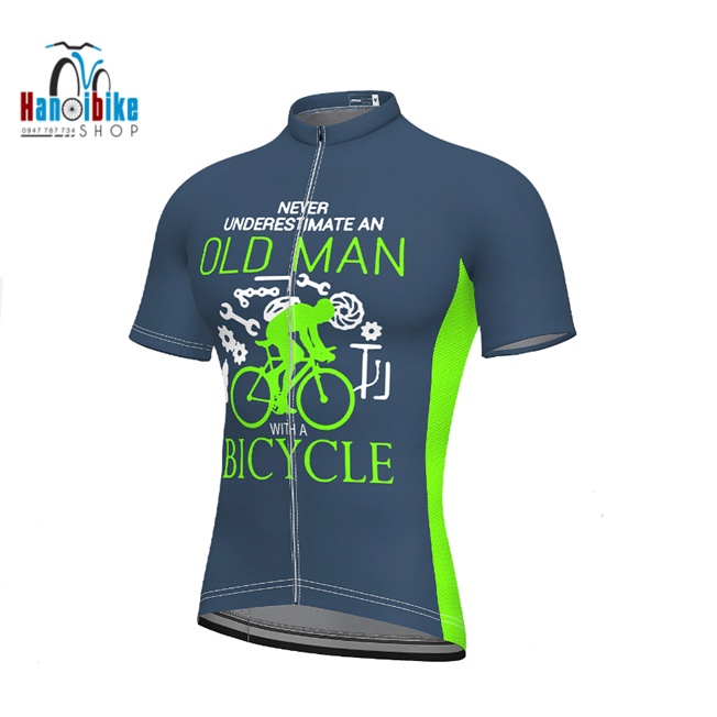 OLD MAN 21Grams เสื้อปั่นจักรยานแขนสั้น ผ้าเท่ๆ สีสวย