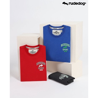 rudedog® T-Shirt เสื้อยืดผู้ชาย รู้ดด็อก รุ่น Active ลิขสิทธิ์แท้ 100%