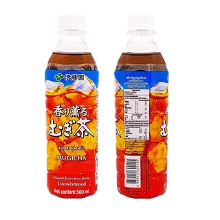 【750 ลด 60฿】ITOEN KAORI KAORU MUGICHA UNSWEETENED 500ML(16349) ชาข้าวบาเลย์ญี่ปุ่นพร้อมดื่ม ยกลัง 24 ขวด