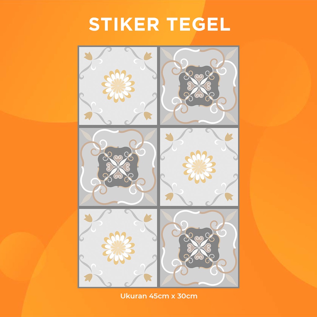 [BM Tile Sticker] Art Black / WALL STICKER / CERAMIC STICKER / FLOOR STICKER