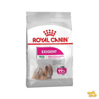 royal canin mini exigent 1kg อาหารเม็ดสำหรับสุนัขโต พันธุ์เล็ก ช่างเลือกอาหาร อายุ 10 เดือนขึ้นไป