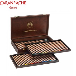 Caran d’arche(คารันดาช) ชุดสีไม้รุ่น Luminance 76 สี(สีไม้กันน้ำ เกรด Artist) ในกล่องไม้สุดหรู 6901.476