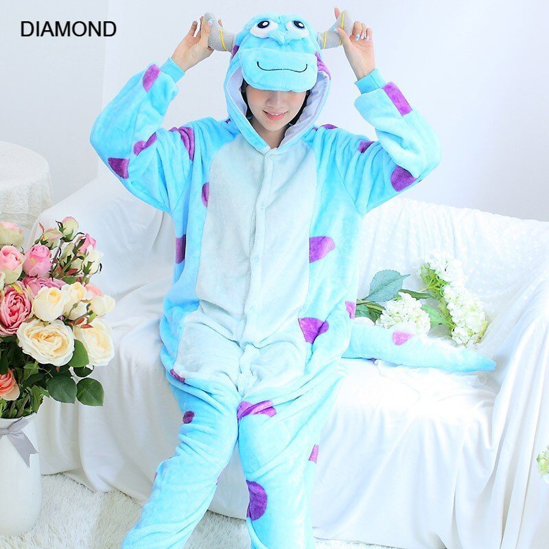 พร้อมส่ง Diamond ราคาถูก ชุดมาสคอต ชุดนอนกันหนาว ก็อตซิลล่า ไดโนเสาร์ นกฮูก สัตว์แต่งตัว - รูปที่ 7