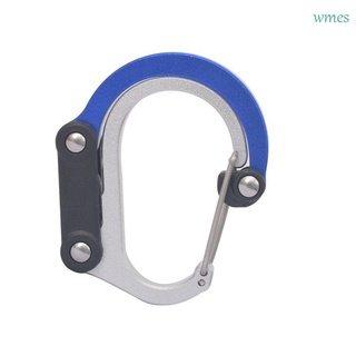 Wmes1 คลิปตะขอแขวนหัวเข็มขัด 360 Carabiner อุปกรณ์เสริมสําหรับตกปลา