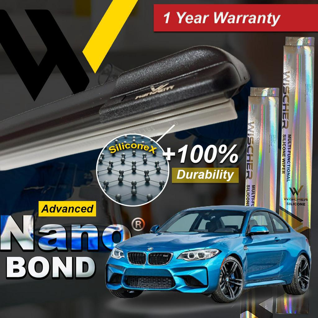 [SiliconeX] BMW M2 Competition F87 2018 - Present Wischer Nano-BOND Silicone Wiper Blade Windshield 