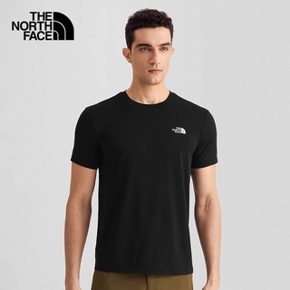 เสื้อยืดแขนสั้น ผ้าฝ้าย ระบายอากาศได้ดี พิมพ์ลาย TheNorthFace North สําหรับผู้ชาย | 4ncrS-5XL