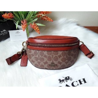 COACH 39937 BELT BAG IN SIGNATURE CANVAS กระเป๋าคาดอก/คาดเอว limited edition