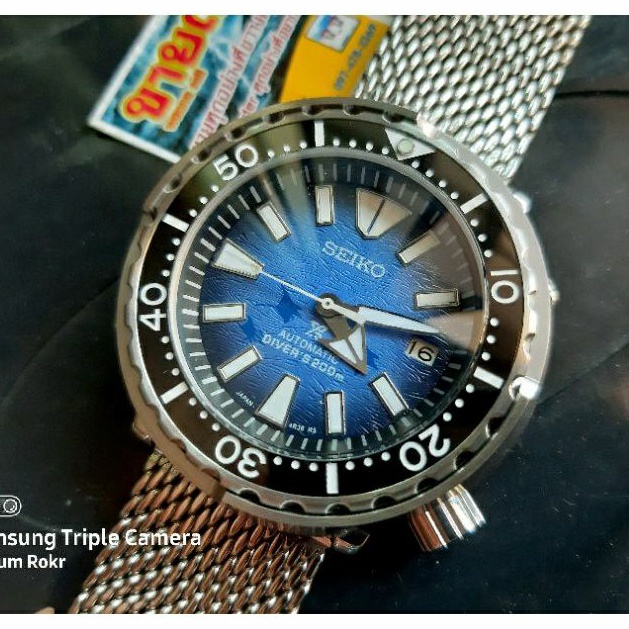 Seiko Baby Tuna Mods SAVE THE OCEAN